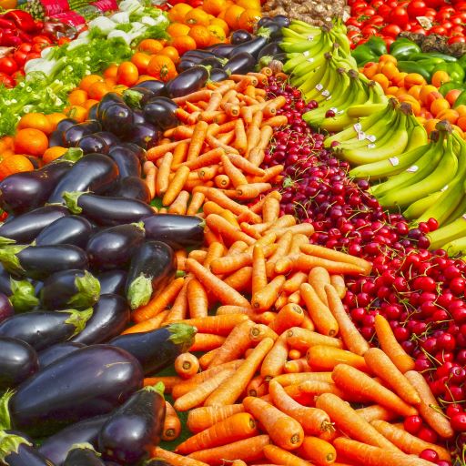 fruits and vegetables full of antioxidants