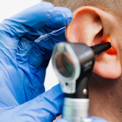 ear examination to check for damage
